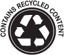 Contains Recycled Content Badge